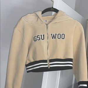 Gsuwoo cropped hoodie